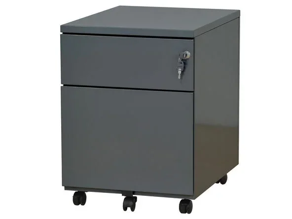 Caisson mobile métallique 2 tiroirs Vinco – Vinco