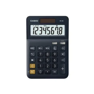 Calculatrice de bureau Casio MS-8E solaire – 8 chiffres