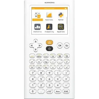 Calculatrice graphique Numworks avec langage Python intégré N0120