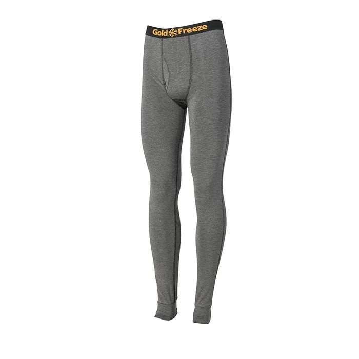 Caleçon thermique 4XL Gris Goldfreeze en 7 % carbone de café, 7 % coton, 9 % élasthanne, 22 % viscose, 55 % polyester