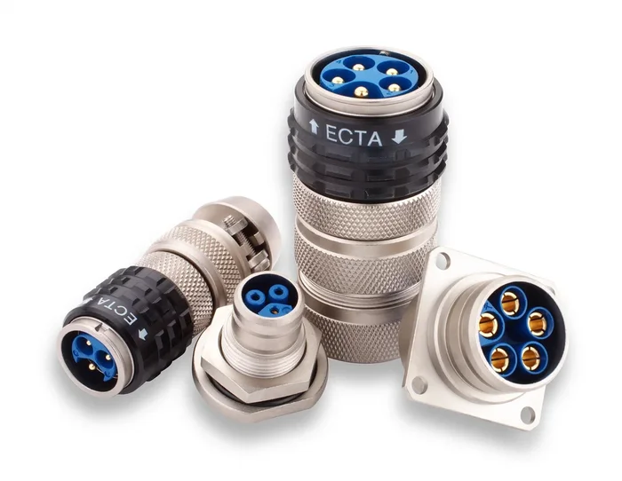 Capot pour connecteur cylindrique Droit Amphenol Air LB, taille 1 pour Série de connecteurs ECTA 133