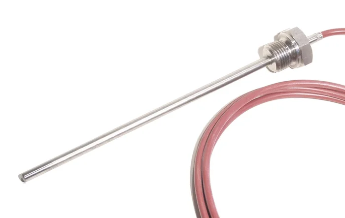Capteur RTD PT100 Electrotherm, Ø 6mm, L.200mm + 2.5m, +400°C max, Câble