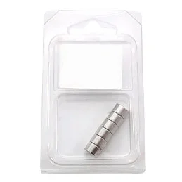 Carte de 6 aimants néodymes très puissants SAFETOOL – 10x6mm – Coloris argenté