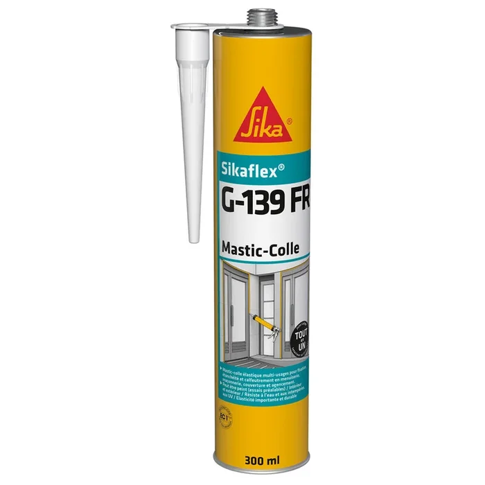 CARTON DE 12 CARTOUCHES 300ML MASTIC-COLLE SIKAFLEX G-139 MARRON – SIKA – 505738