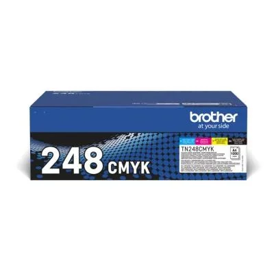 Cartouches de toner – Brother tn-248val cartouche de toner 4 pièce(s) original noir, cyan, magenta, jaune