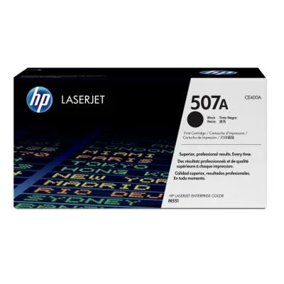 Cartouches de toner – Hp 507a toner laserjet noir authentique