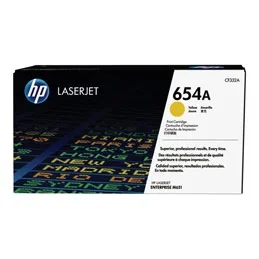 Cartouches de toner – Hp 654a toner jaune authentique laserjet