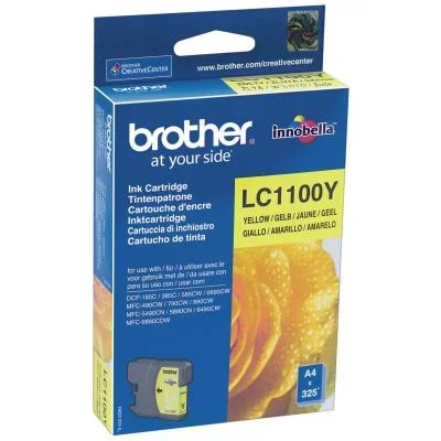 Cartouches pour imprimantes – Brother lc1100y – cartouche d&rsquo;encre originale – jaune