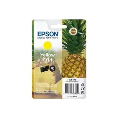 Cartouches pour imprimantes – Epson 604 cartouche d’encre 1 pièce(s) original rendement standard jaune