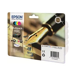 Cartouches pour imprimantes – Epson pen and crossword multipack « stylo à plume » 16xl – encre durabrite ultra n,c,m,j