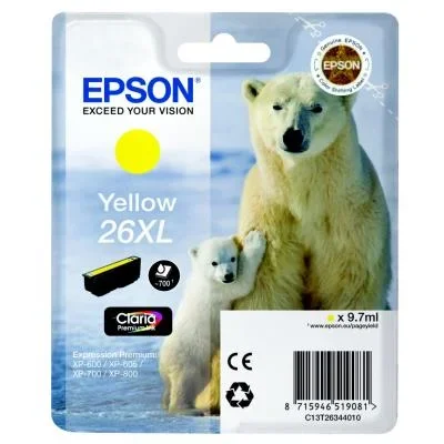 Cartouches pour imprimantes – Epson polar bear cartouche « ours polaire » – encre claria premium j (xl)