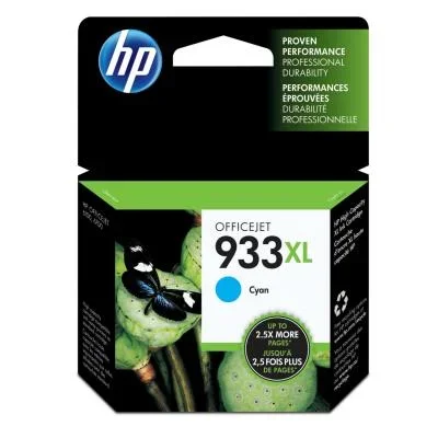 Cartouches pour imprimantes – Hp 933xl cartouche d&rsquo;encre cyan grande capacité authentique