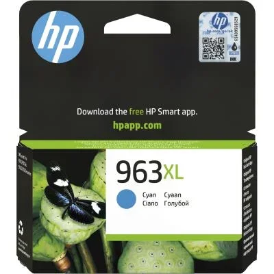Cartouches pour imprimantes – Hp 963xl cartouche d&rsquo;encre cyan authentique, grande capacité
