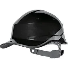 Casque de chantier noir DIAMOND5 forme casquette baseball – DELTA PLUS – DIAM5NO