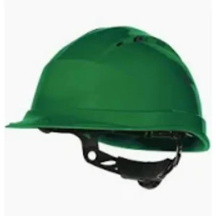 CASQUE DE CHANTIER VERT SERRAGE CRÉMAILLÈRE DELTA PLUS – D020QUARUP30