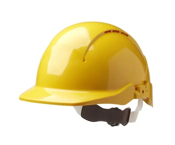 Casque de sécurité Centurion Safety Ventilé en ABS Jaune, gamme Concept Core
