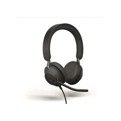 Casque filaire USB Evolve2 40 Jabra – 2 écouteurs – micro anti-bruit – noir