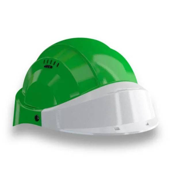 CASQUE ‘ORIZON’ VERT VISIERE GRISE TALIAPLAST – 563538
