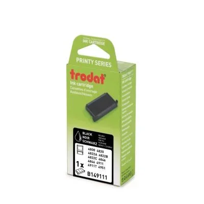 Cassette d&rsquo;encre de rechange pour Tampons Trodat Printy 4911 – Noir