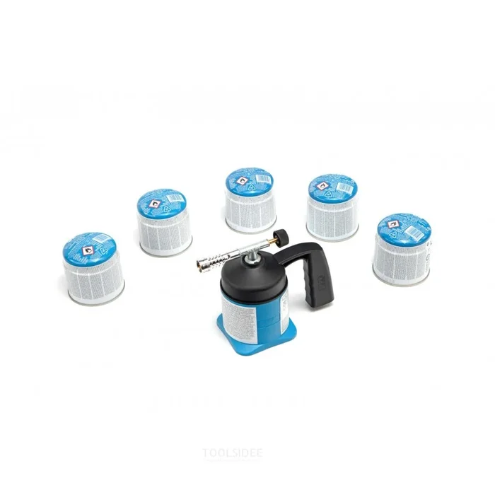 CFH Torche à souder LM 1000, comprenant 5 bonbonnes de gaz