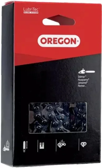 Chaîne demi ronde Oregon 325″ / 1,6 mm / 67 maillons entraîneurs 22 bpx