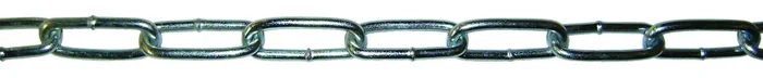Chaîne droite zinguée din-763 d.6 mm (42×12) liasse de 25 m LEVAC – 2042G