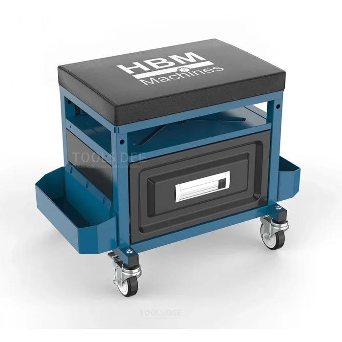 chaise de garage hbm avec 2 tiroirs