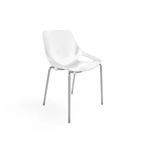 Chaise EDEN – Piétement métal Chrome