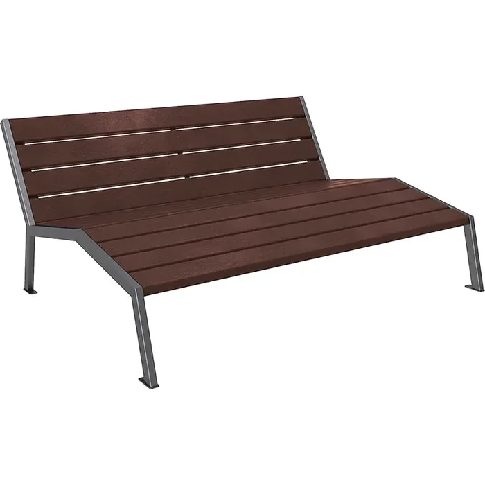 Chaise longue SILAOS® en plastique recyclé – PROCITY