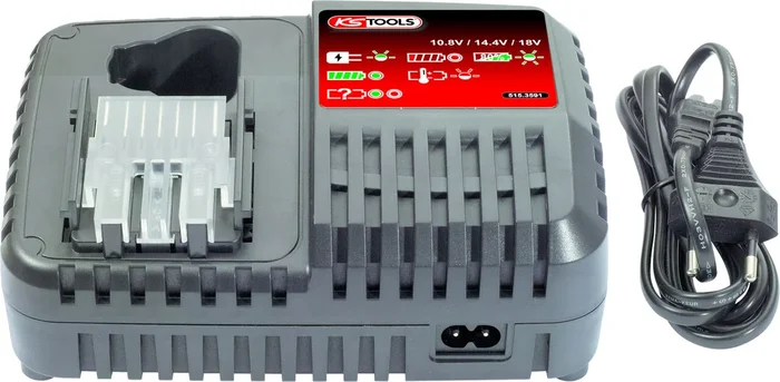 Chargeur universel pour batterie Li-Ion – 10,8V-18V KS TOOLS – 515.3591