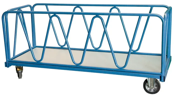 Chariot 1200 kg 1600 x 800 mm 2 dossiers et 2 ridelles tube FIMM – 800007196