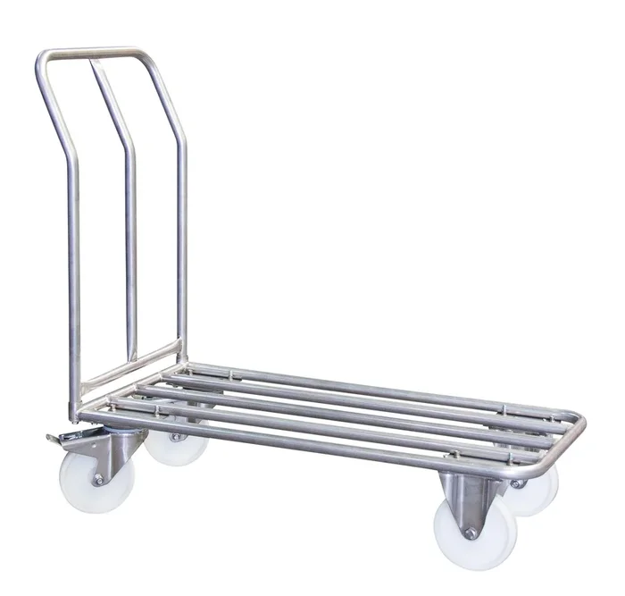 Chariot 400 kg 1000 x 518 mm inox 304L plateau tube FIMM – 800000087