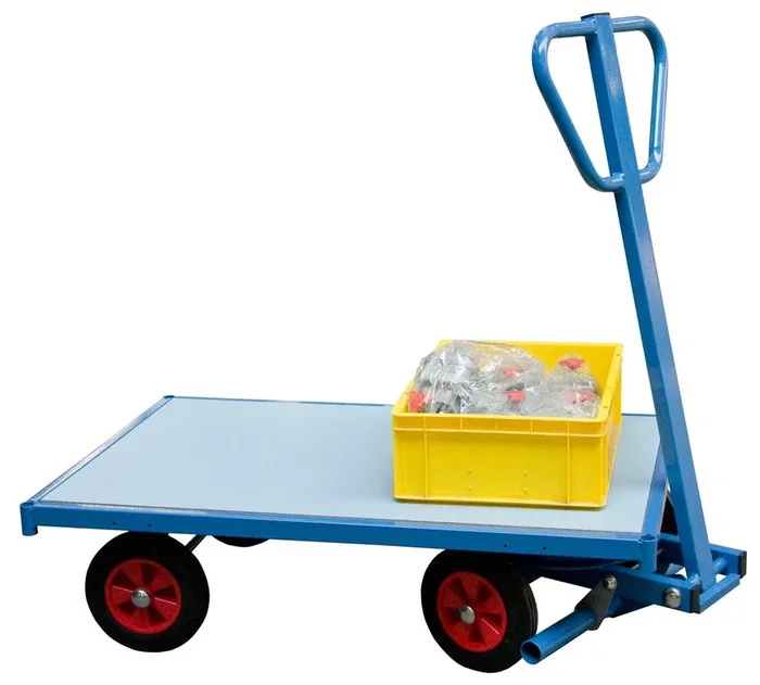 Chariot 500 kg 1200 x 800 mm pivotant plateau nu FIMM – 800007107