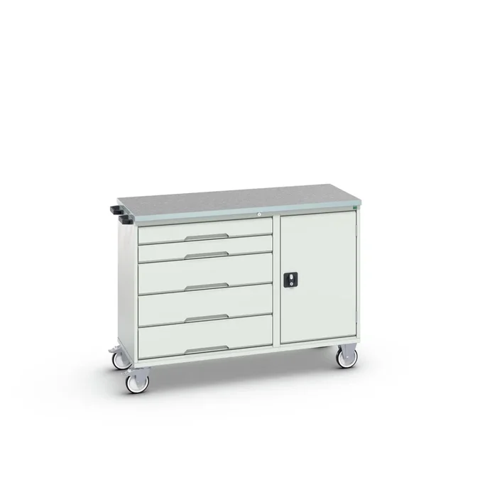 Chariot Bott en Acier, 1300 x 600 x 980mm, Capacité de charge 200kg
