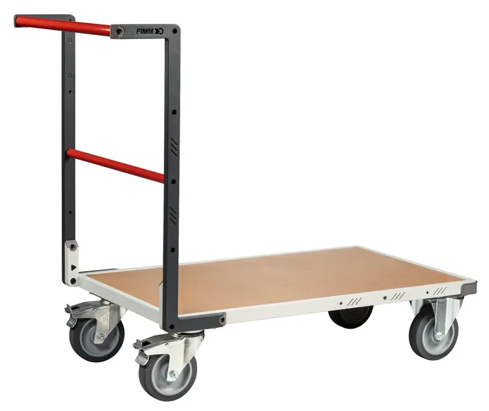 Chariot dossier fixe 1000×600 mm plateau médium roues TPE 400 kg – FIMM – 804722240