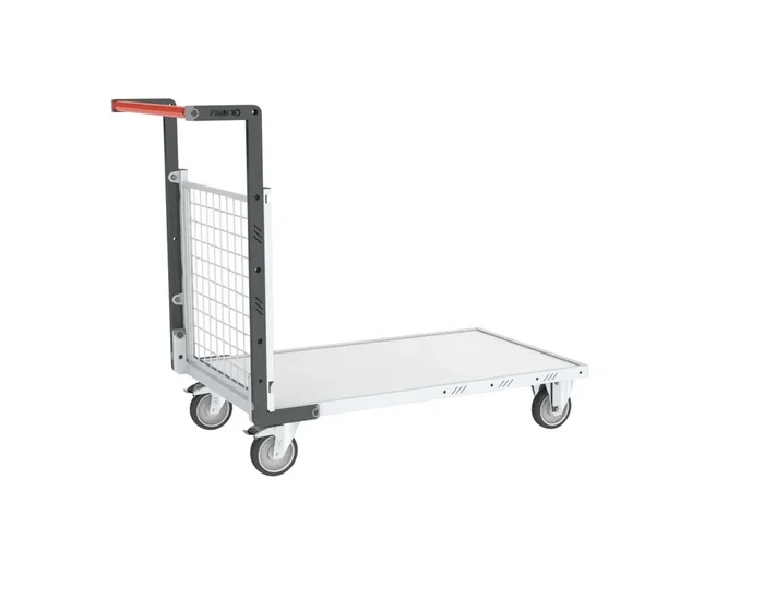 Chariot modulaire grillagé 1 dossier plateau bois 1000×600 mm 250 kg – FIMM – 806724241
