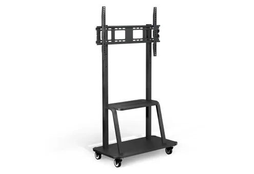 Chariot pour tableau blanc, 120 kg capacité de charge et diagonales d’écran 52 in – 120 in