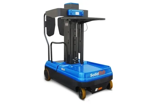 Chariot préparateur de commandes électrique KSE3000, hauteur 1.590 – 4.255 mm, SolidHub