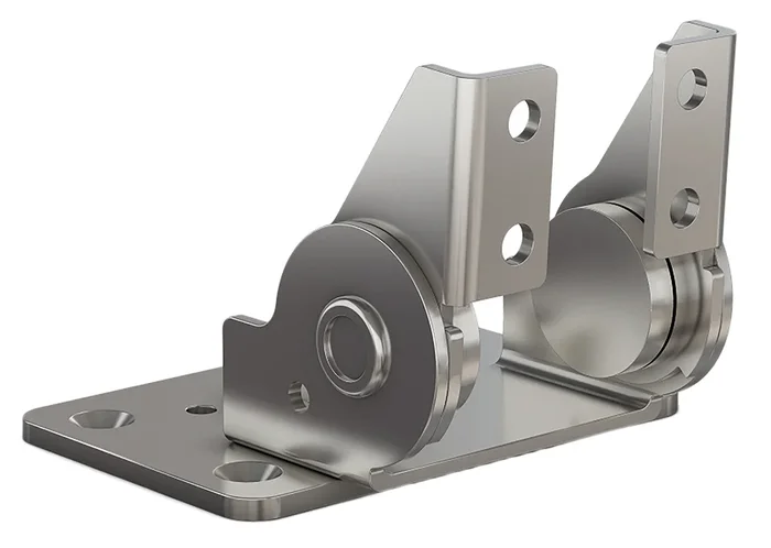 Charnière à friction en inox, 50mm x 76mm