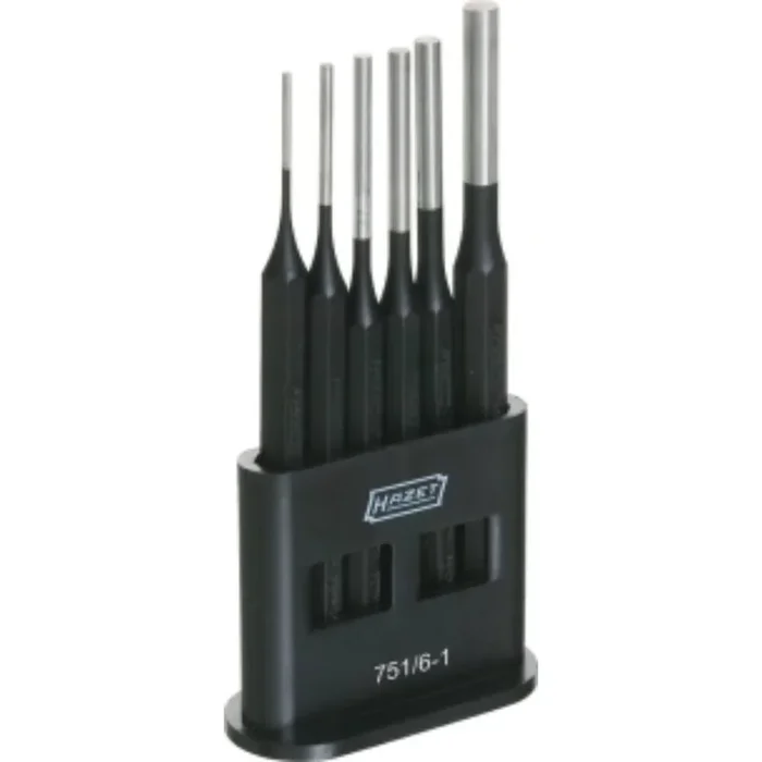 CHASSE-GOUPILLES 2/3/4/5/6/8MM DE 150MM – PRESENTOIR DE 6PC – HAZET – HZ030095