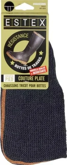 Chausson tricoté gris 45/46