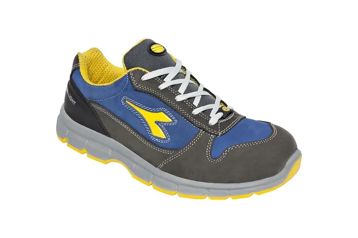 Chaussure de sécurité basse gris-bleu DIADORA UTILITY RUN LOW S3S FO SR ESD – 181154C4906