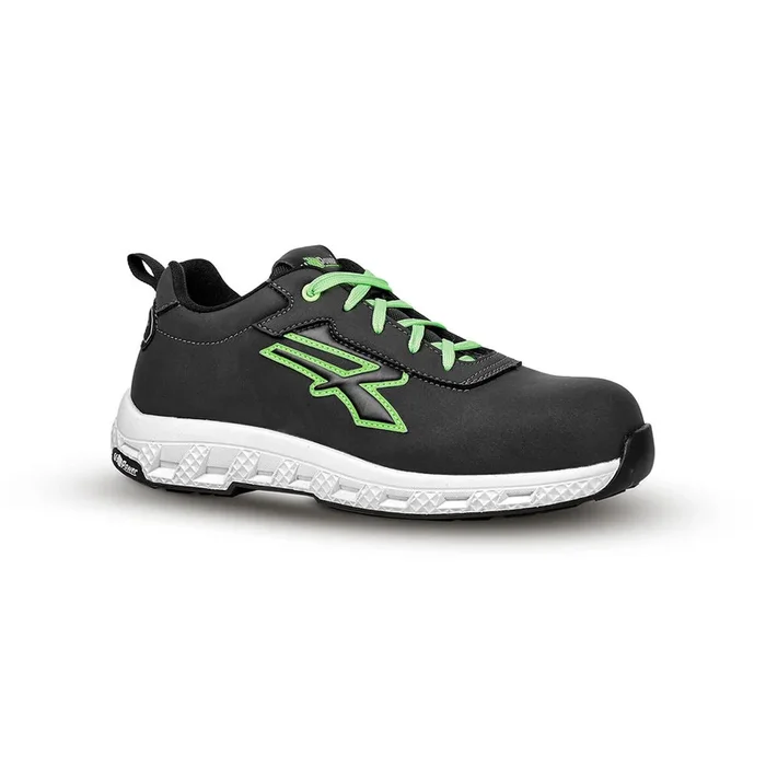 CHAUSSURES BASSES ADAK ESD S3S CI HI HRO FO SR NOIR/VERT – U POWER – RE20114