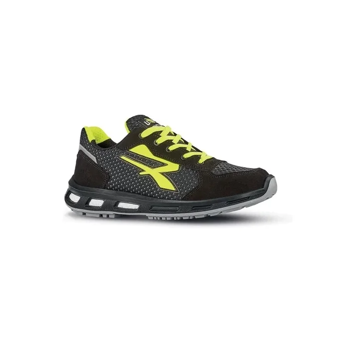 CHAUSSURES BASSES ASHER o ESD O1 FO SR NOIR/JAUNE – U POWER – RO20029