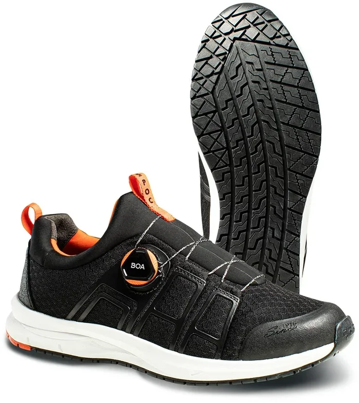 Chaussures de sécurité 5362, T46 Unisexe, Noir, Orange