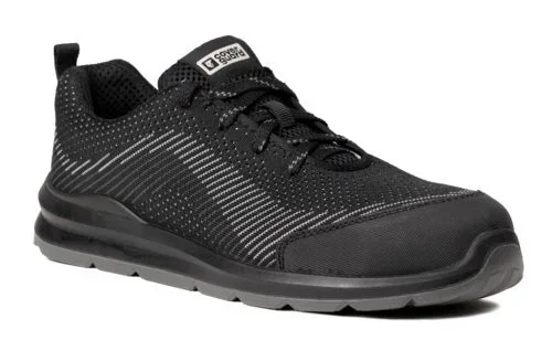 Chaussures de sécurité basses MILERITE, T46 Unisexe, Noir, Gris