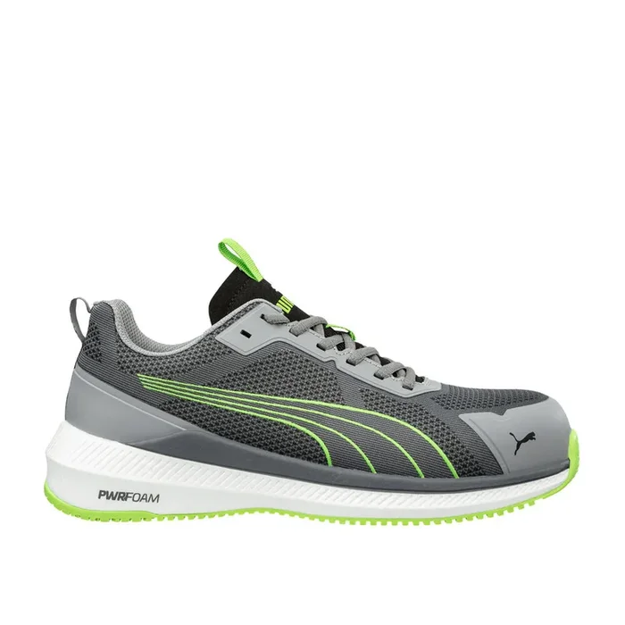 Chaussures de sécurité basses S1PS ESD SLIDE gris/vert – PUMA SAFETY – 645010