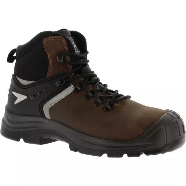 Chaussures de sécurité max brown cuir travail intensif s3 p41 Lemaitre