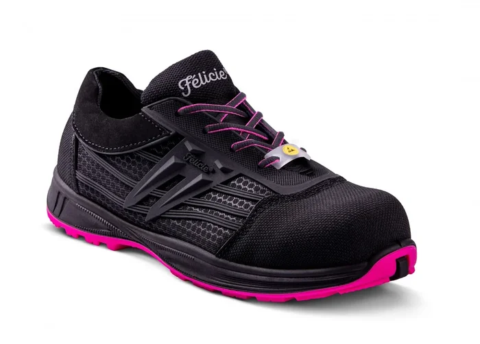 Chaussures de sécurité noire femme basse ERIS GASTON MILLE S3 SRA ESD – G016ERBN3