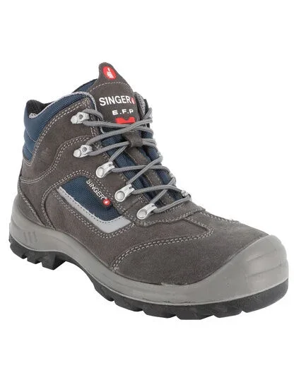 Chaussures hautes cuir croûte velours S1PL FO SR – SINGER – CADIX